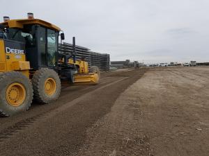 Soccer pitch construction 873