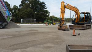 Soccer pitch construction 001