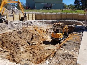 Soccer pitch construction 1332