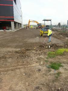 Soccer pitch construction 202